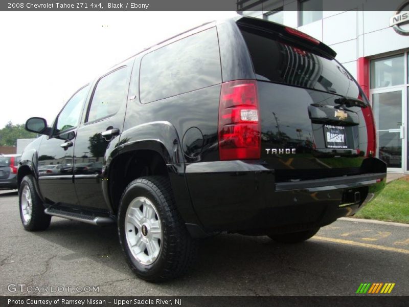 Black / Ebony 2008 Chevrolet Tahoe Z71 4x4