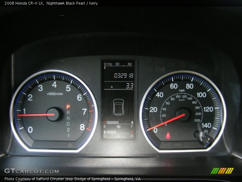 Nighthawk Black Pearl / Ivory 2008 Honda CR-V LX