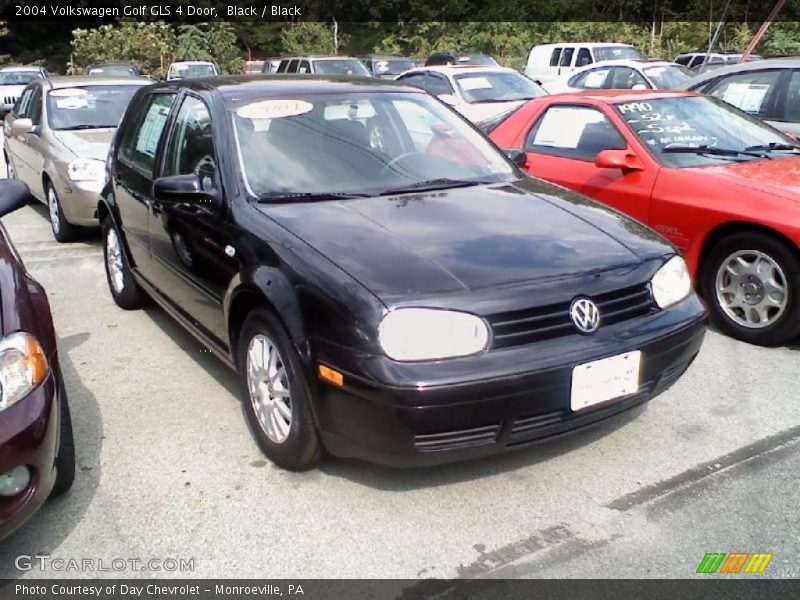 Black / Black 2004 Volkswagen Golf GLS 4 Door