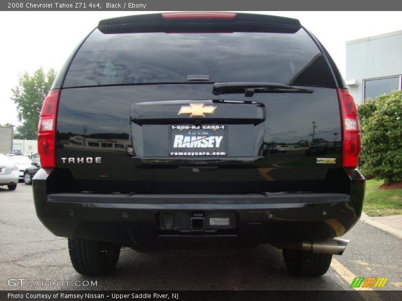 Black / Ebony 2008 Chevrolet Tahoe Z71 4x4