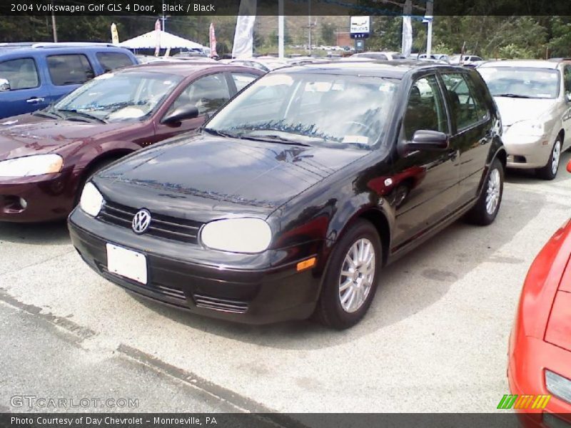 Black / Black 2004 Volkswagen Golf GLS 4 Door