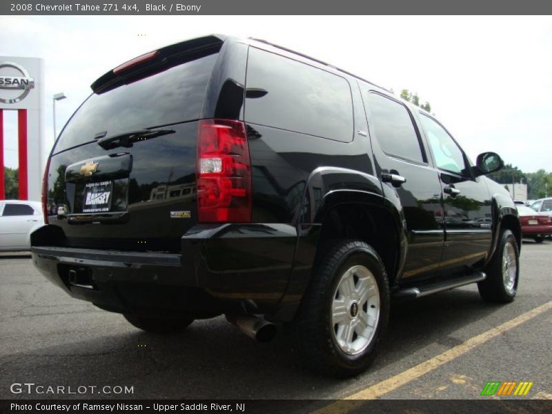 Black / Ebony 2008 Chevrolet Tahoe Z71 4x4