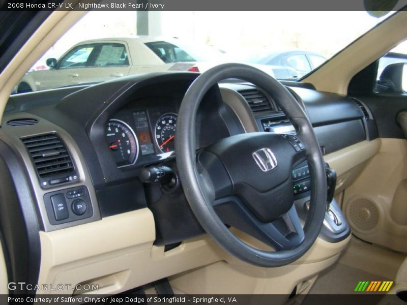 Nighthawk Black Pearl / Ivory 2008 Honda CR-V LX