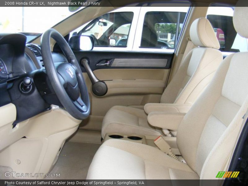 Nighthawk Black Pearl / Ivory 2008 Honda CR-V LX