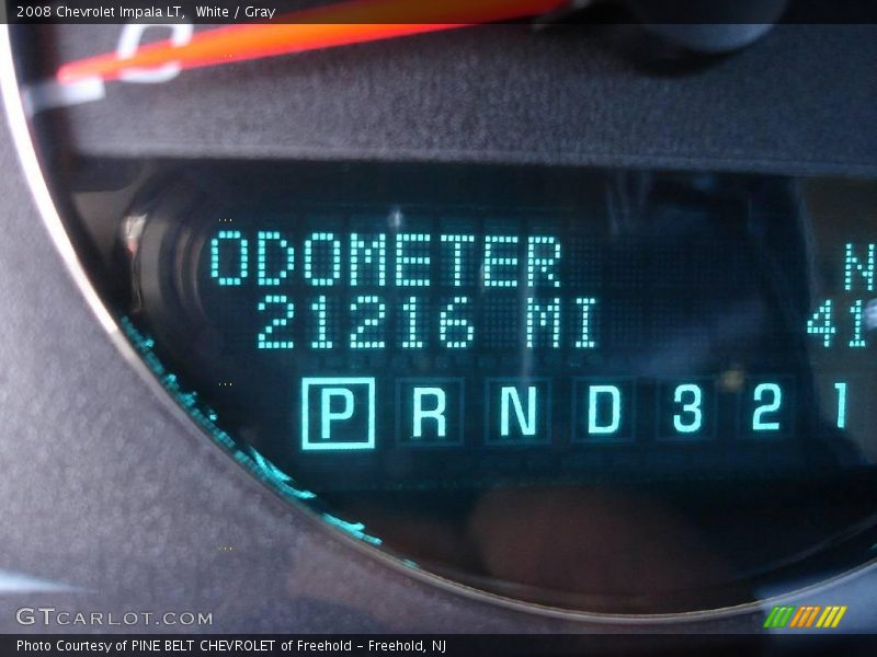 White / Gray 2008 Chevrolet Impala LT