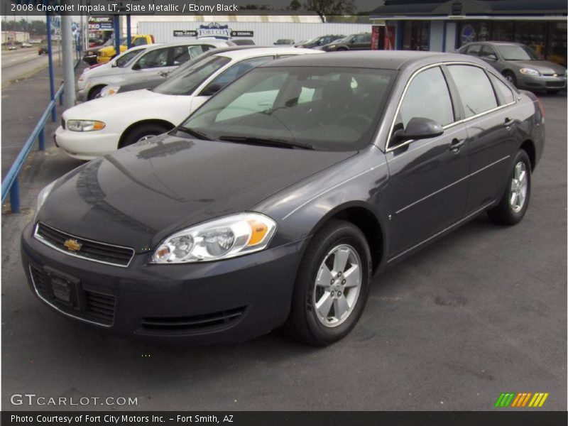Slate Metallic / Ebony Black 2008 Chevrolet Impala LT