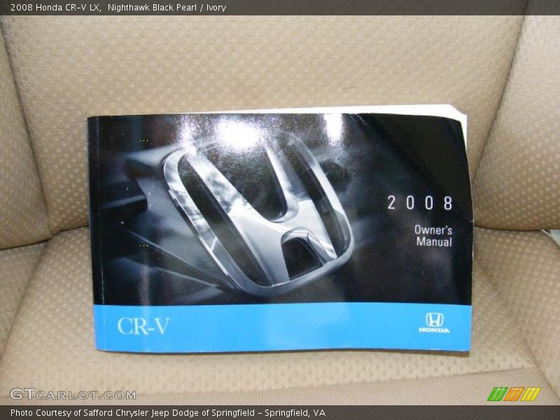 Nighthawk Black Pearl / Ivory 2008 Honda CR-V LX