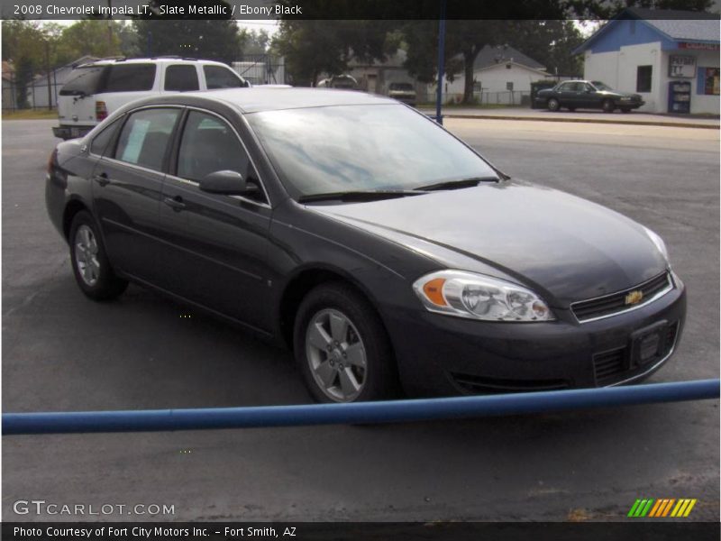 Slate Metallic / Ebony Black 2008 Chevrolet Impala LT