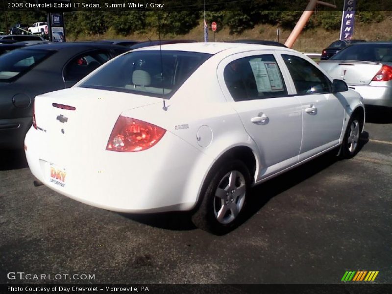 Summit White / Gray 2008 Chevrolet Cobalt LT Sedan