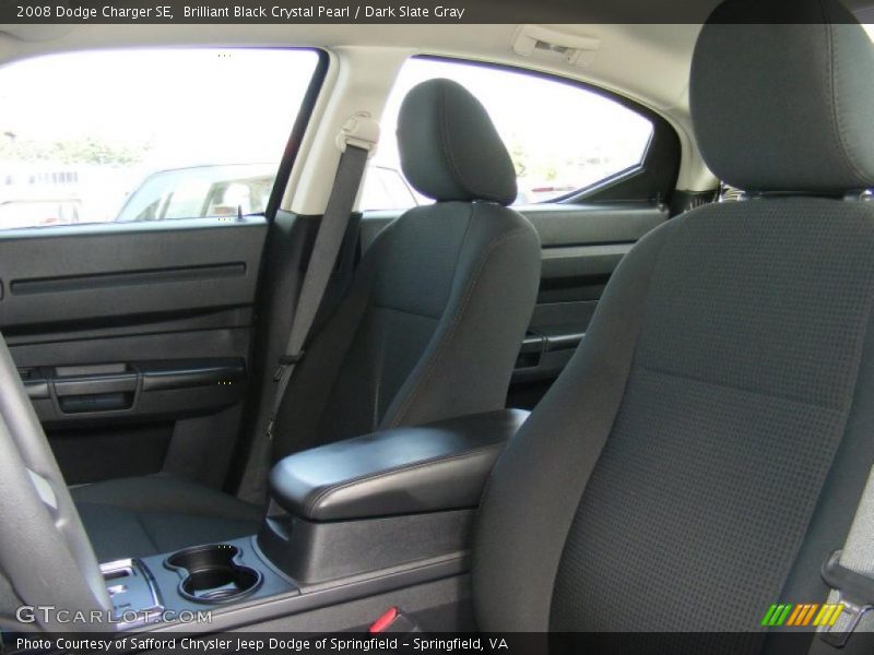 Brilliant Black Crystal Pearl / Dark Slate Gray 2008 Dodge Charger SE