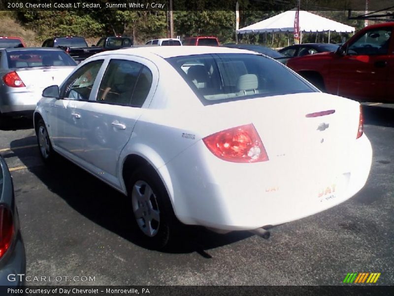 Summit White / Gray 2008 Chevrolet Cobalt LT Sedan