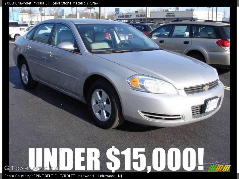 Silverstone Metallic / Gray 2008 Chevrolet Impala LT