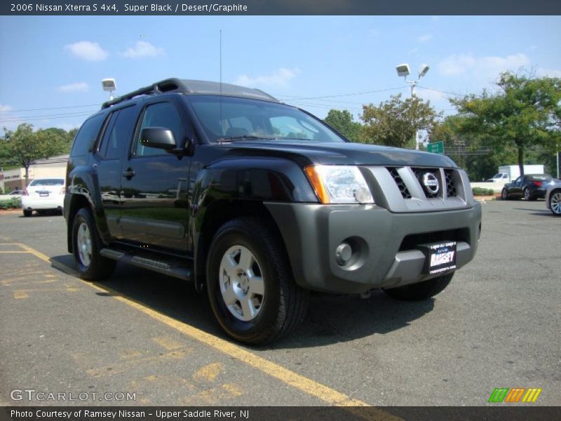 Super Black / Desert/Graphite 2006 Nissan Xterra S 4x4