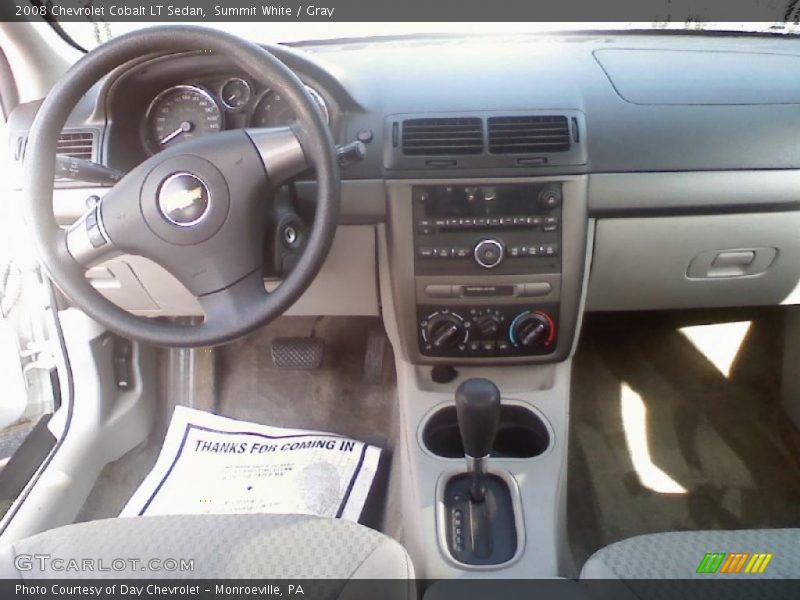 Summit White / Gray 2008 Chevrolet Cobalt LT Sedan