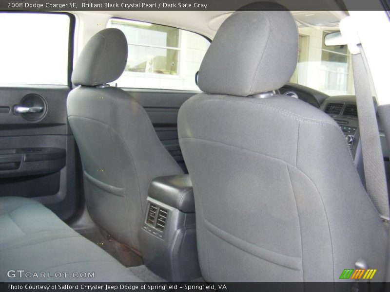 Brilliant Black Crystal Pearl / Dark Slate Gray 2008 Dodge Charger SE