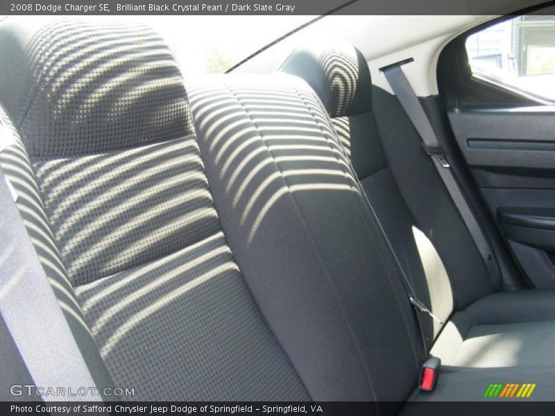 Brilliant Black Crystal Pearl / Dark Slate Gray 2008 Dodge Charger SE