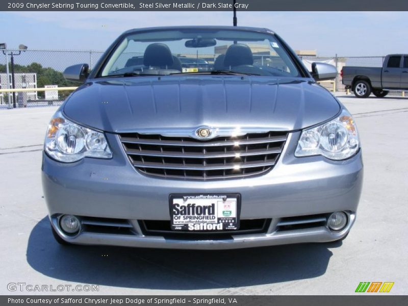 Steel Silver Metallic / Dark Slate Gray 2009 Chrysler Sebring Touring Convertible