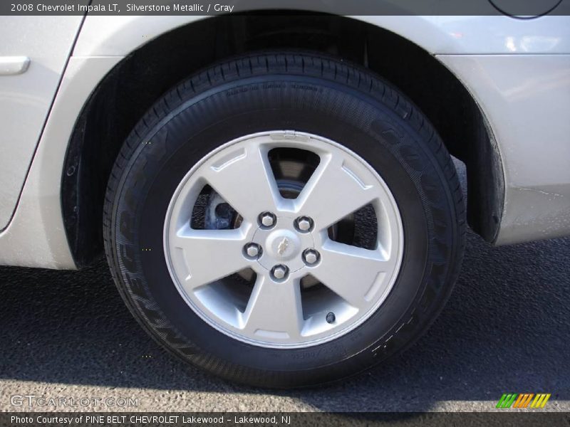 Silverstone Metallic / Gray 2008 Chevrolet Impala LT