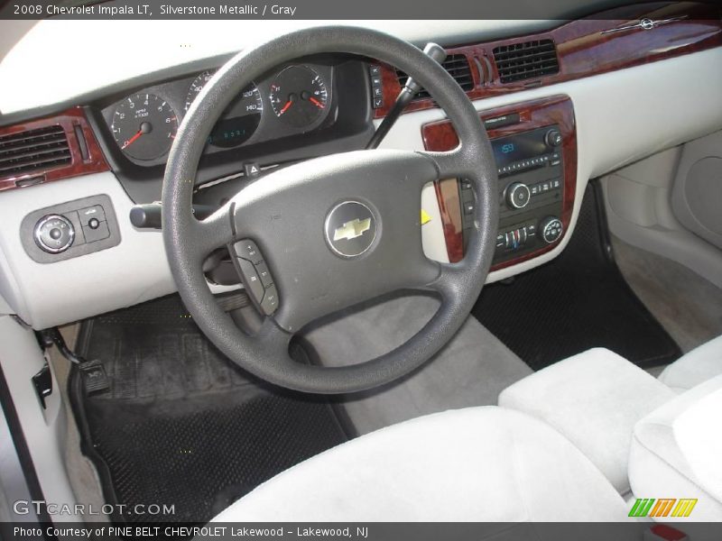 Silverstone Metallic / Gray 2008 Chevrolet Impala LT