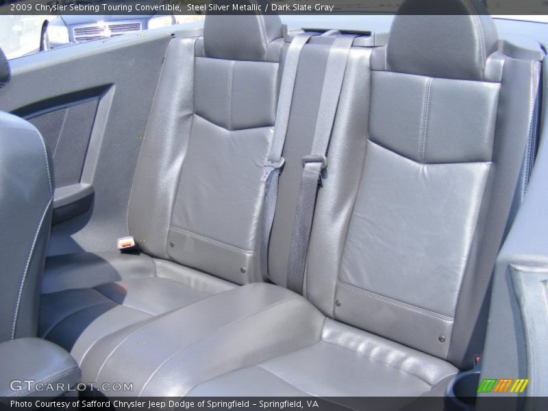 Steel Silver Metallic / Dark Slate Gray 2009 Chrysler Sebring Touring Convertible
