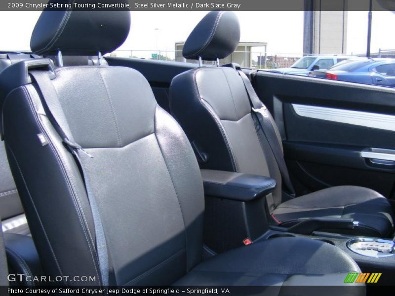 Steel Silver Metallic / Dark Slate Gray 2009 Chrysler Sebring Touring Convertible