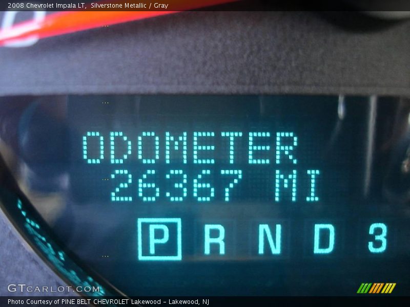 Silverstone Metallic / Gray 2008 Chevrolet Impala LT