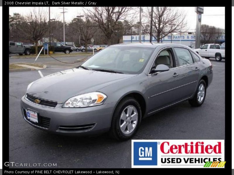 Dark Silver Metallic / Gray 2008 Chevrolet Impala LT