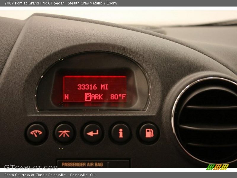 Stealth Gray Metallic / Ebony 2007 Pontiac Grand Prix GT Sedan