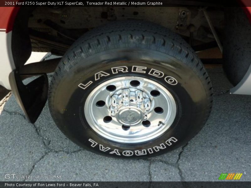 Toreador Red Metallic / Medium Graphite 2001 Ford F250 Super Duty XLT SuperCab