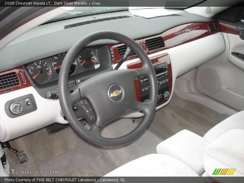 Dark Silver Metallic / Gray 2008 Chevrolet Impala LT