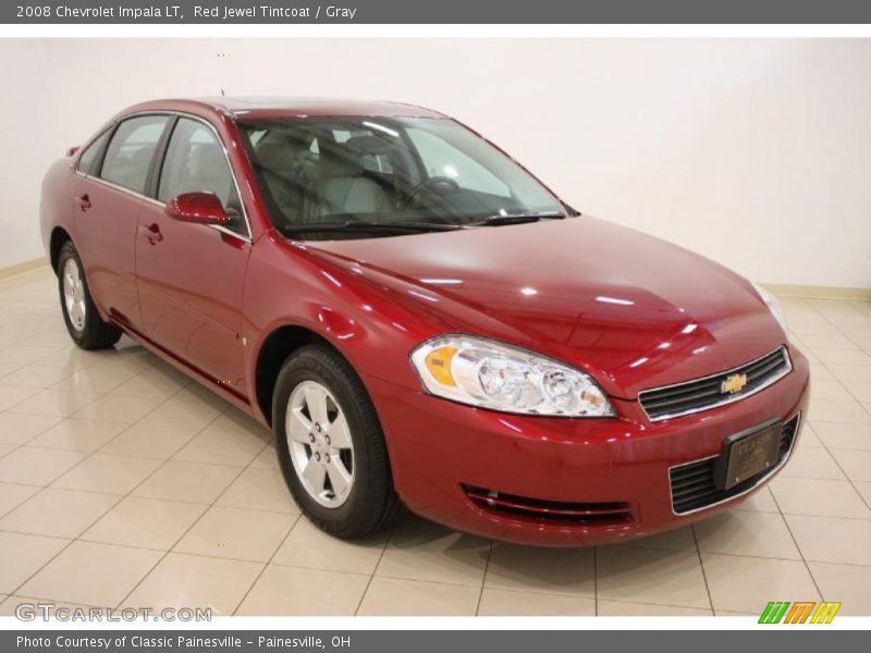 Red Jewel Tintcoat / Gray 2008 Chevrolet Impala LT