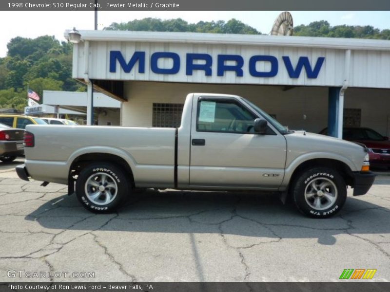 Pewter Metallic / Graphite 1998 Chevrolet S10 Regular Cab