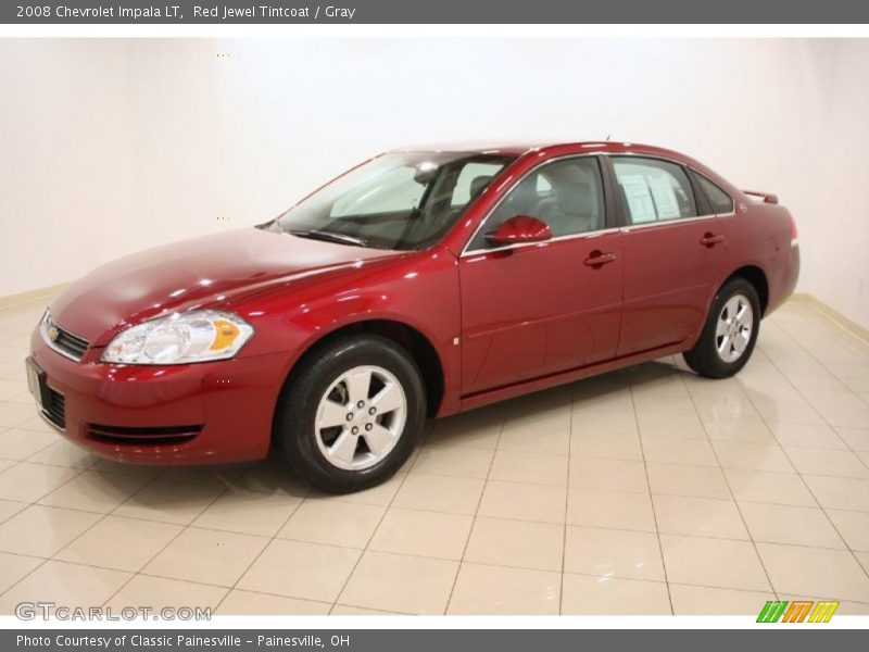 Red Jewel Tintcoat / Gray 2008 Chevrolet Impala LT