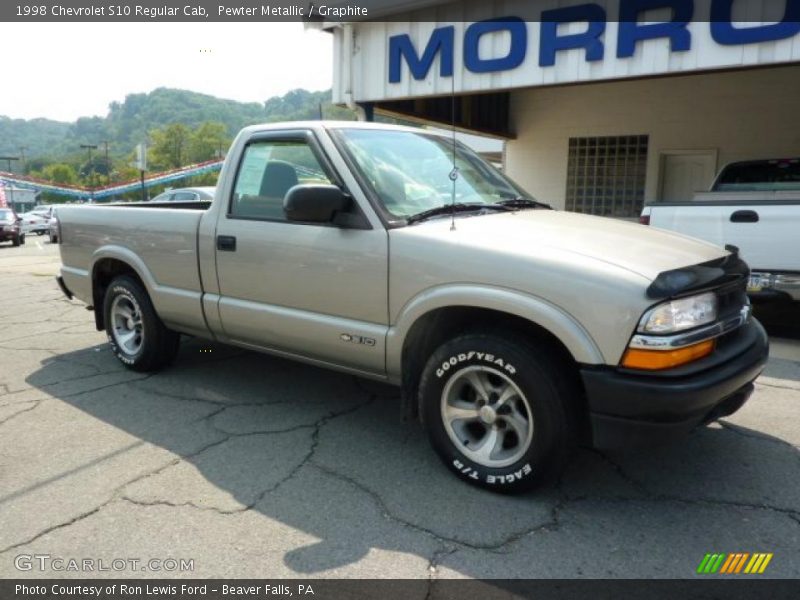 Pewter Metallic / Graphite 1998 Chevrolet S10 Regular Cab