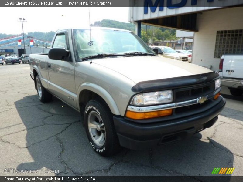Pewter Metallic / Graphite 1998 Chevrolet S10 Regular Cab