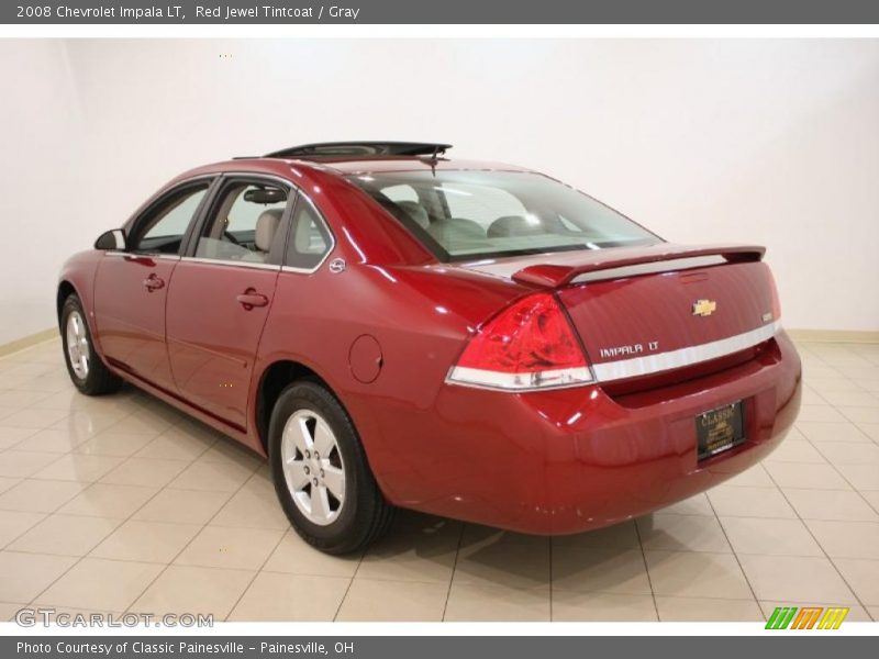 Red Jewel Tintcoat / Gray 2008 Chevrolet Impala LT