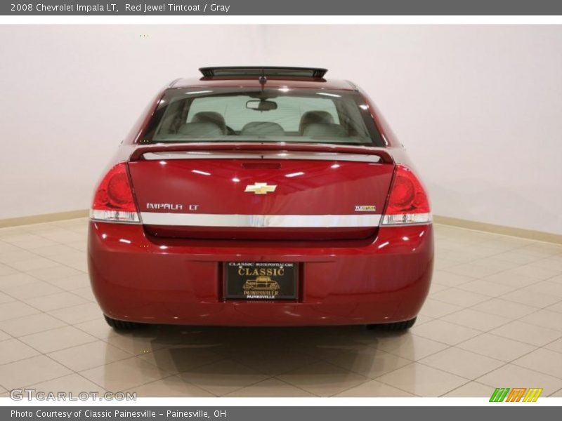 Red Jewel Tintcoat / Gray 2008 Chevrolet Impala LT