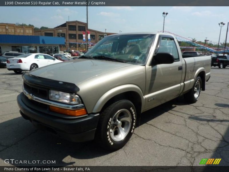 Pewter Metallic / Graphite 1998 Chevrolet S10 Regular Cab