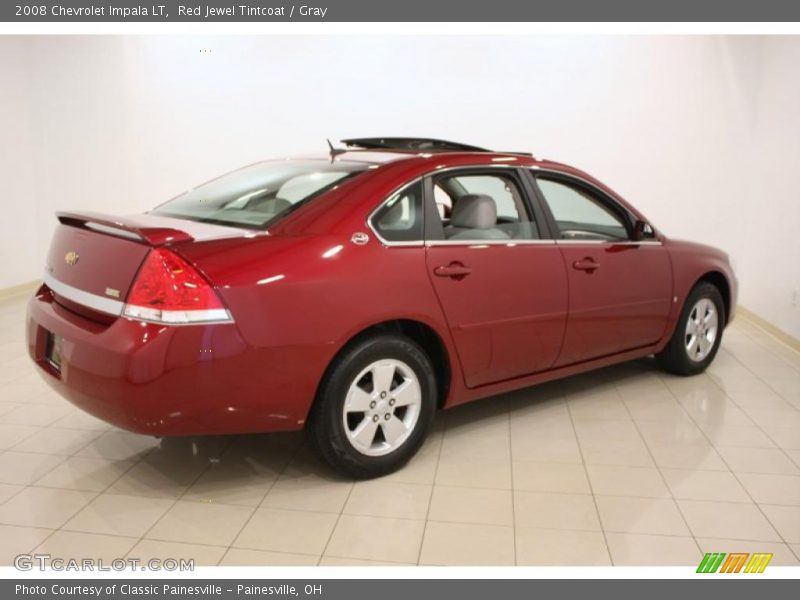 Red Jewel Tintcoat / Gray 2008 Chevrolet Impala LT
