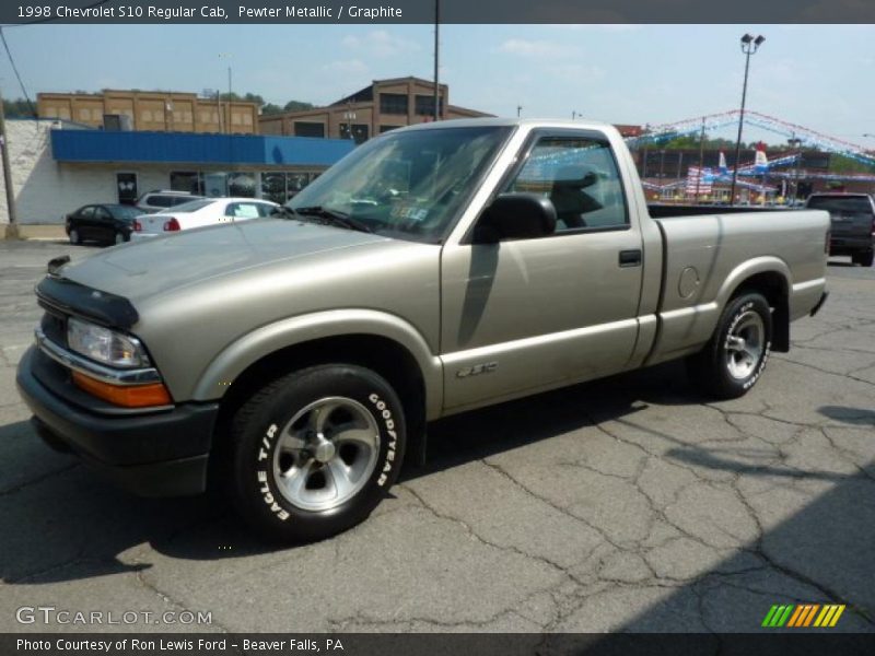 Pewter Metallic / Graphite 1998 Chevrolet S10 Regular Cab