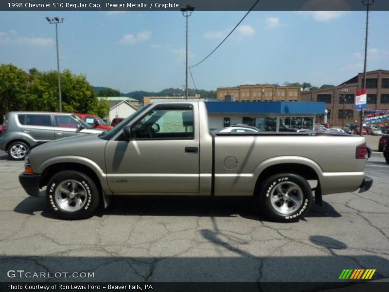 Pewter Metallic / Graphite 1998 Chevrolet S10 Regular Cab