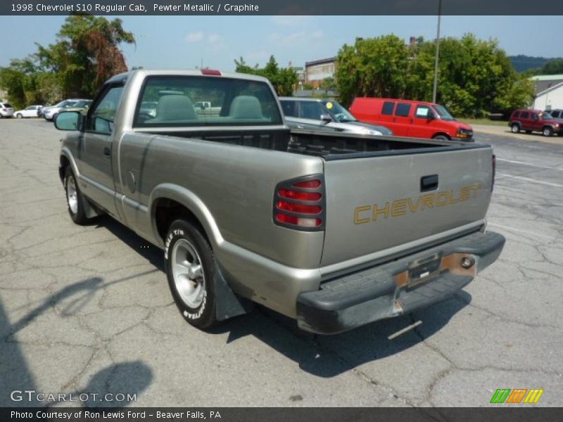 Pewter Metallic / Graphite 1998 Chevrolet S10 Regular Cab