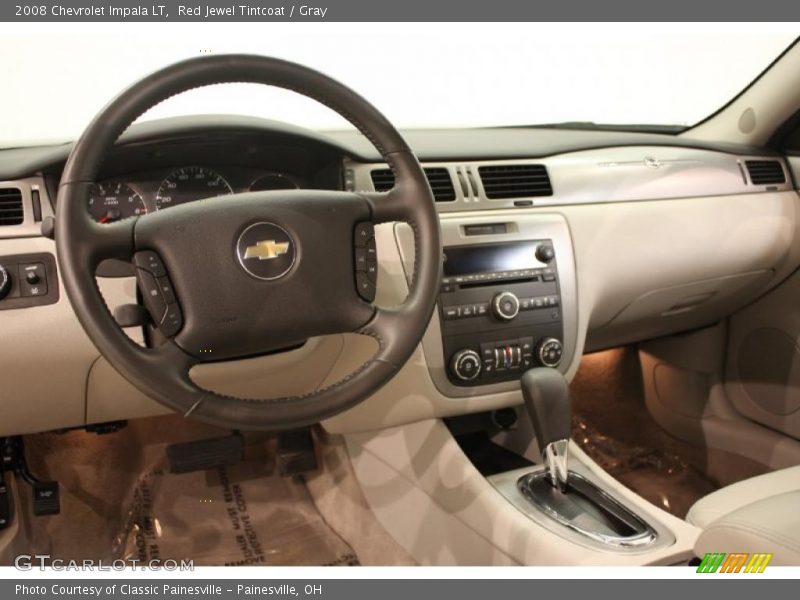 Red Jewel Tintcoat / Gray 2008 Chevrolet Impala LT