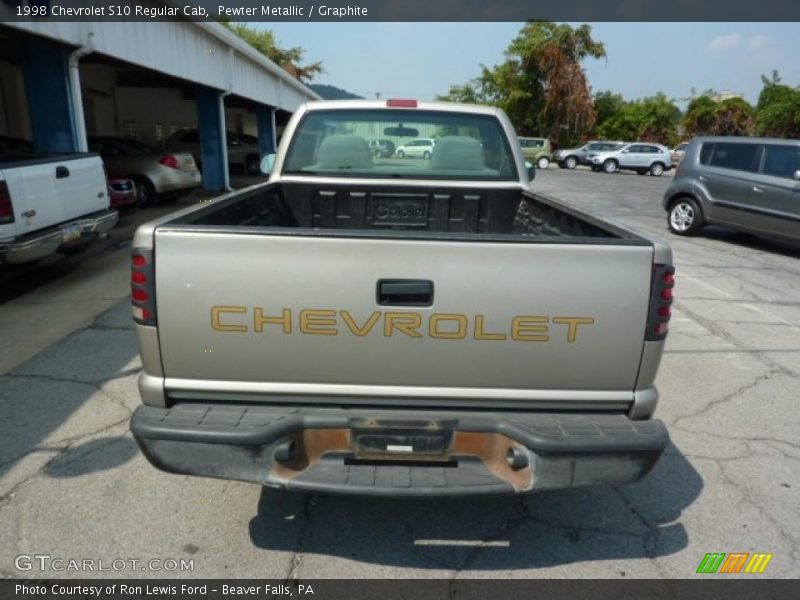 Pewter Metallic / Graphite 1998 Chevrolet S10 Regular Cab