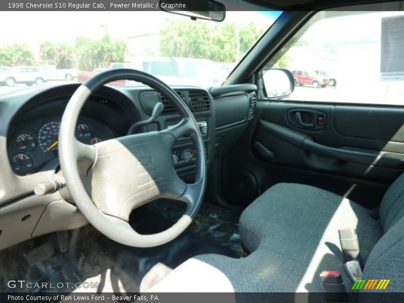 Pewter Metallic / Graphite 1998 Chevrolet S10 Regular Cab