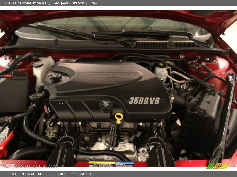 Red Jewel Tintcoat / Gray 2008 Chevrolet Impala LT