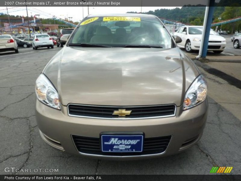 Amber Bronze Metallic / Neutral Beige 2007 Chevrolet Impala LT