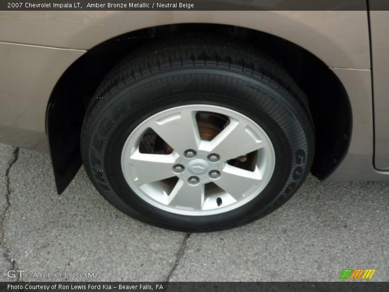 Amber Bronze Metallic / Neutral Beige 2007 Chevrolet Impala LT