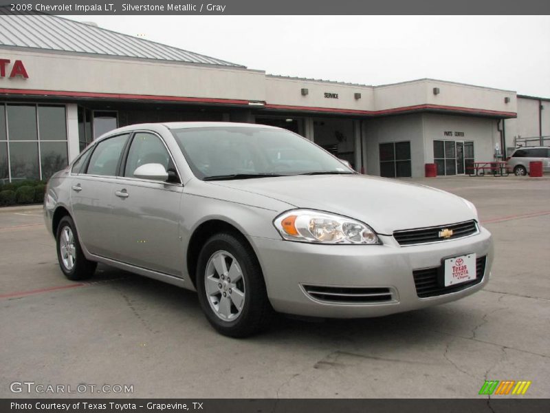 Silverstone Metallic / Gray 2008 Chevrolet Impala LT
