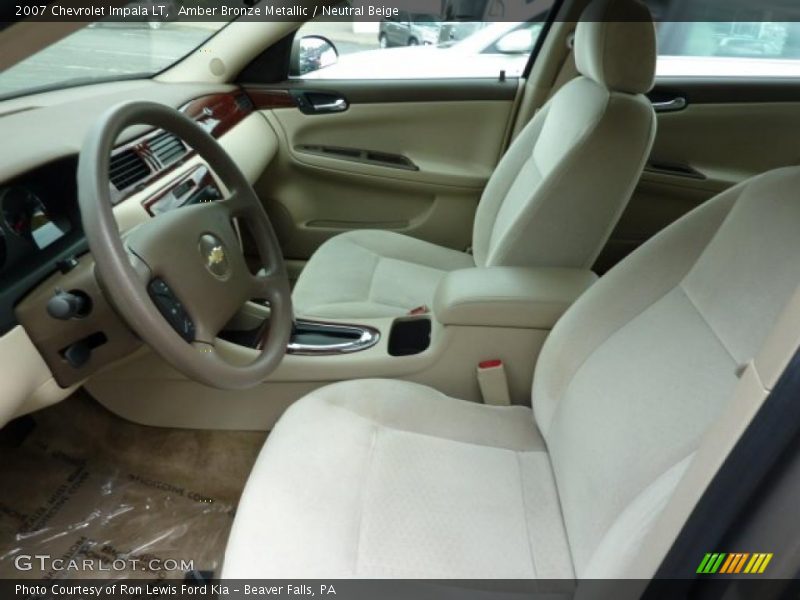 Amber Bronze Metallic / Neutral Beige 2007 Chevrolet Impala LT